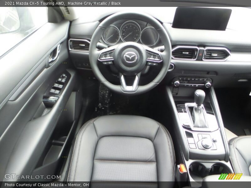 Machine Gray Metallic / Black 2021 Mazda CX-5 Touring AWD