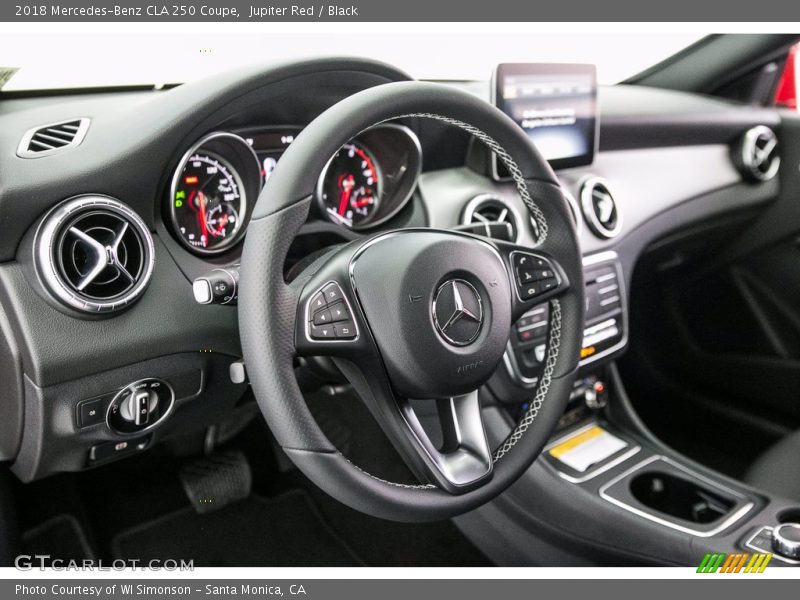 Jupiter Red / Black 2018 Mercedes-Benz CLA 250 Coupe