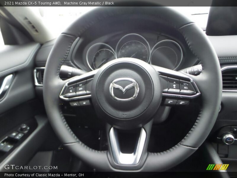 Machine Gray Metallic / Black 2021 Mazda CX-5 Touring AWD