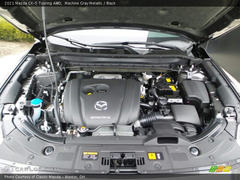 Machine Gray Metallic / Black 2021 Mazda CX-5 Touring AWD