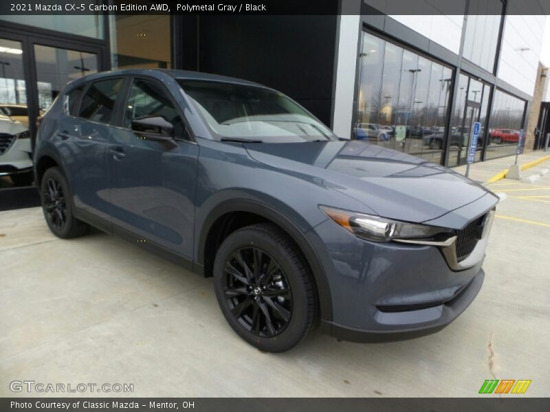 Polymetal Gray / Black 2021 Mazda CX-5 Carbon Edition AWD