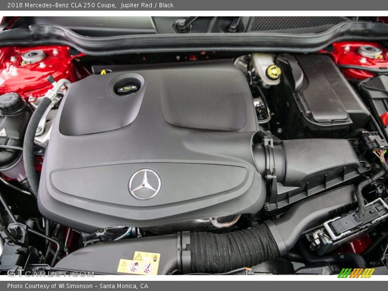 Jupiter Red / Black 2018 Mercedes-Benz CLA 250 Coupe