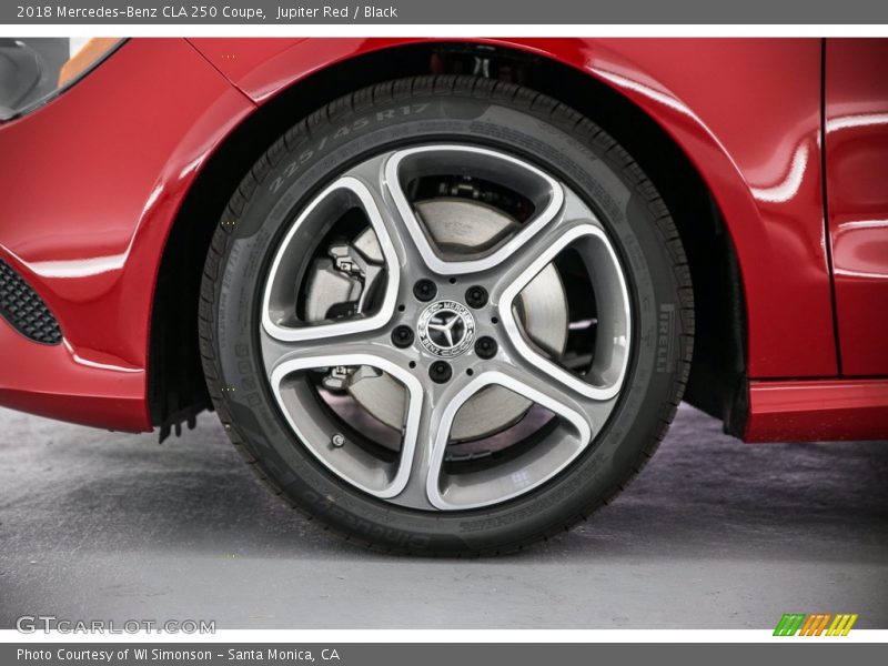 Jupiter Red / Black 2018 Mercedes-Benz CLA 250 Coupe