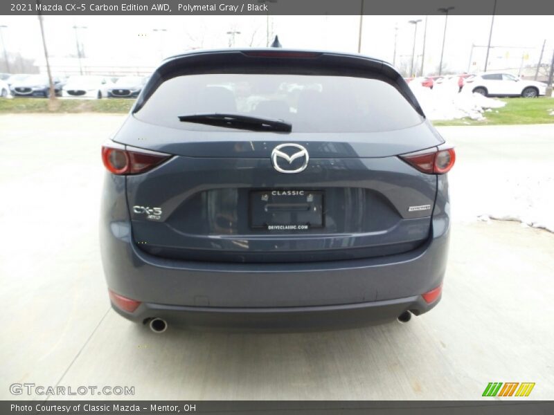 Polymetal Gray / Black 2021 Mazda CX-5 Carbon Edition AWD