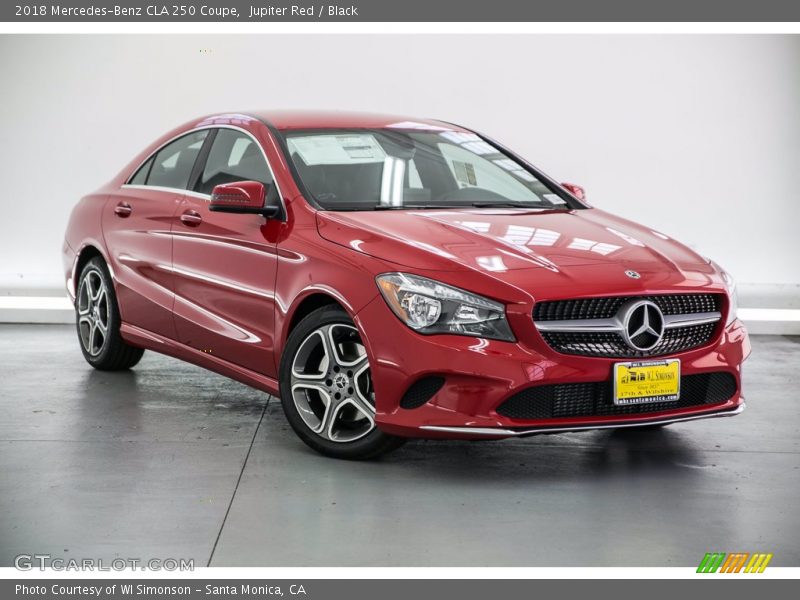 Jupiter Red / Black 2018 Mercedes-Benz CLA 250 Coupe
