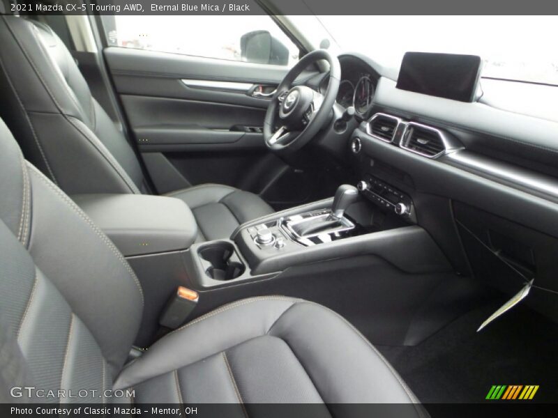 Eternal Blue Mica / Black 2021 Mazda CX-5 Touring AWD