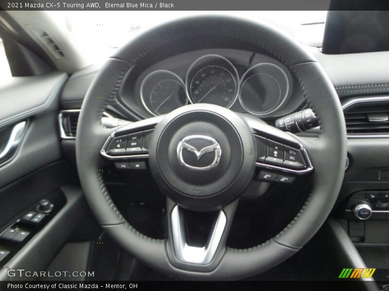 Eternal Blue Mica / Black 2021 Mazda CX-5 Touring AWD