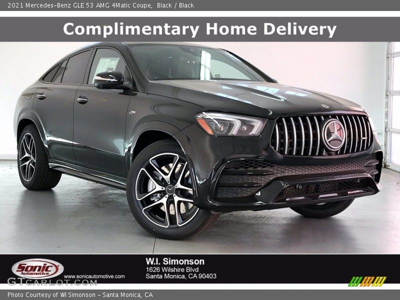 Black / Black 2021 Mercedes-Benz GLE 53 AMG 4Matic Coupe