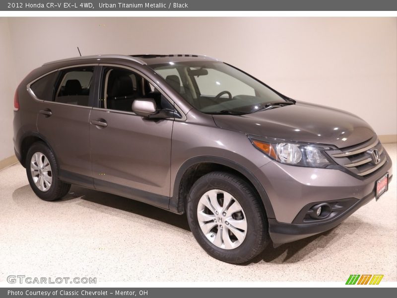 Urban Titanium Metallic / Black 2012 Honda CR-V EX-L 4WD