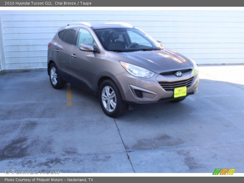 Chai Bronze / Taupe 2010 Hyundai Tucson GLS