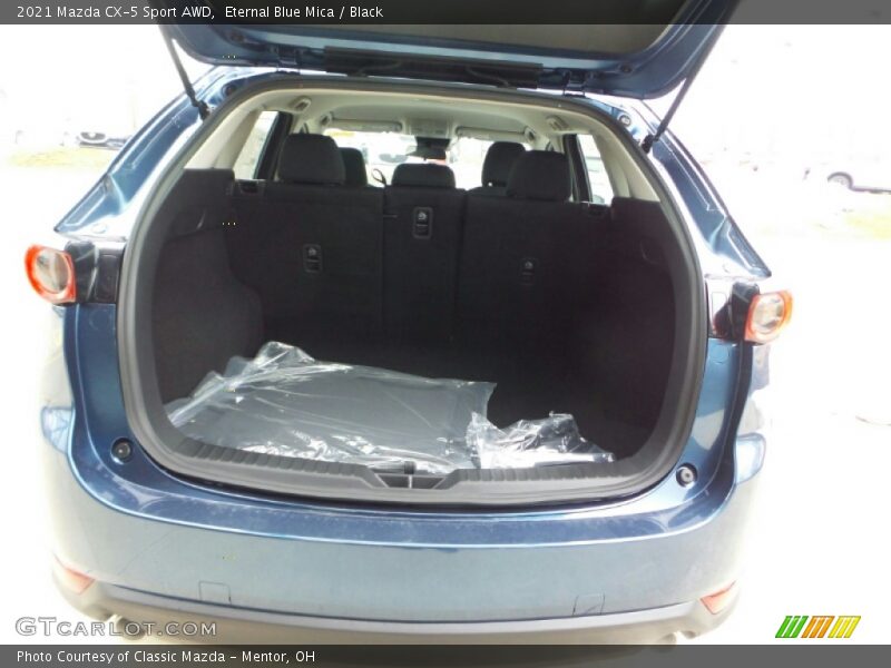 Eternal Blue Mica / Black 2021 Mazda CX-5 Sport AWD