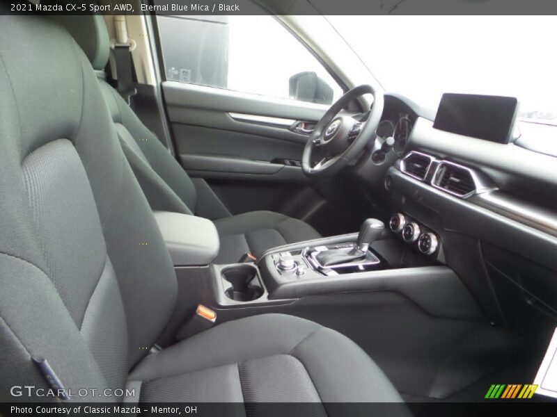 Eternal Blue Mica / Black 2021 Mazda CX-5 Sport AWD
