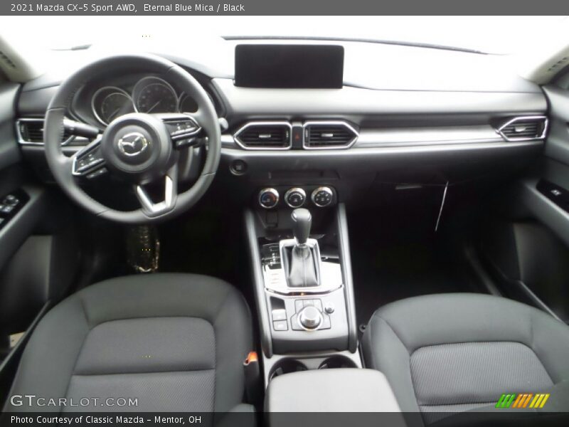 Eternal Blue Mica / Black 2021 Mazda CX-5 Sport AWD