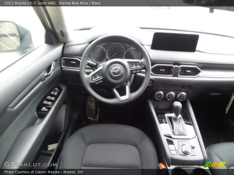 Eternal Blue Mica / Black 2021 Mazda CX-5 Sport AWD