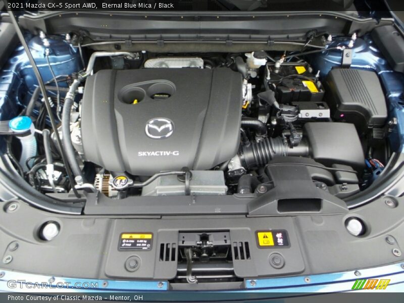 Eternal Blue Mica / Black 2021 Mazda CX-5 Sport AWD