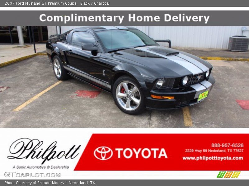 Black / Charcoal 2007 Ford Mustang GT Premium Coupe