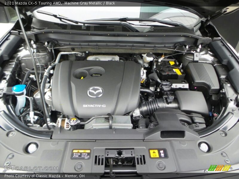 Machine Gray Metallic / Black 2021 Mazda CX-5 Touring AWD