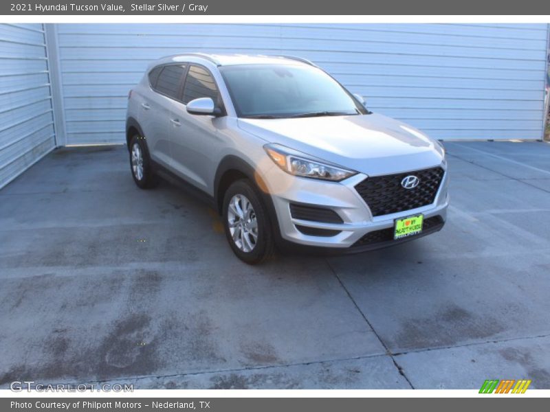 Stellar Silver / Gray 2021 Hyundai Tucson Value