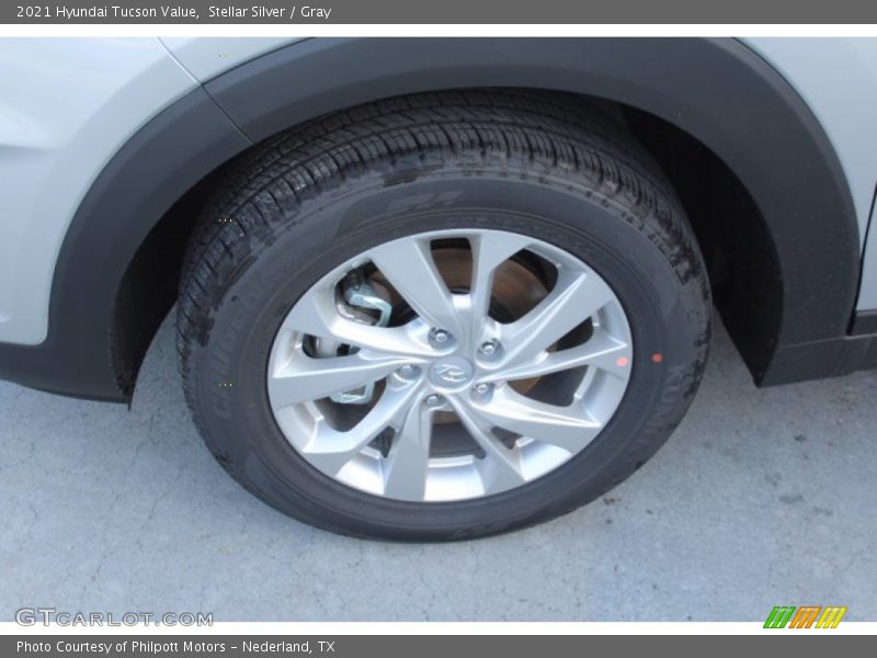 Stellar Silver / Gray 2021 Hyundai Tucson Value