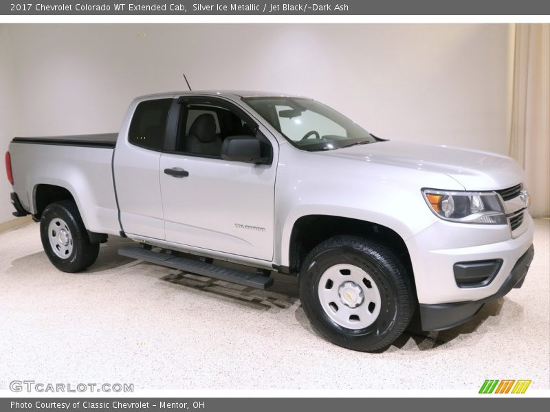 Silver Ice Metallic / Jet Black/­Dark Ash 2017 Chevrolet Colorado WT Extended Cab