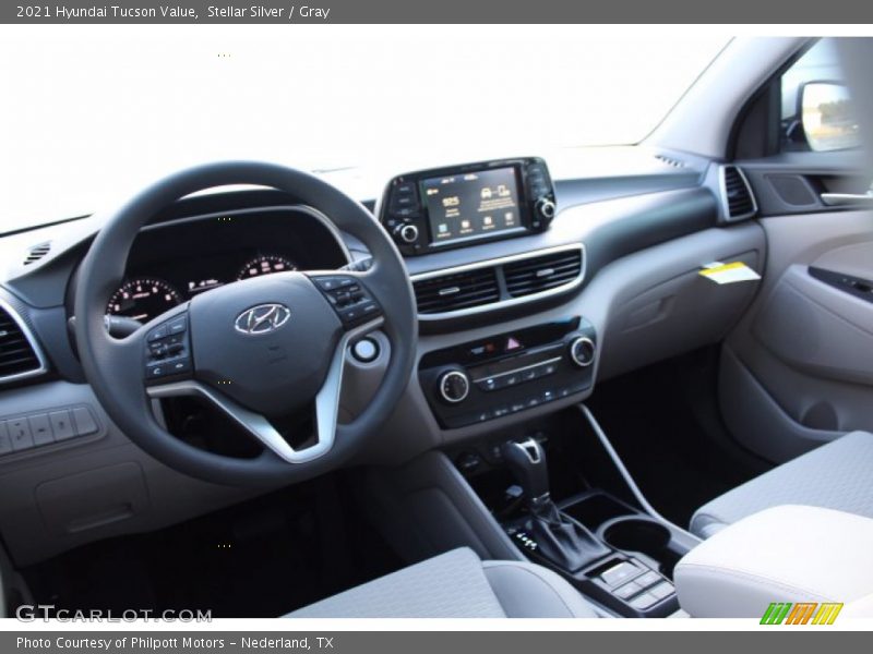 Stellar Silver / Gray 2021 Hyundai Tucson Value