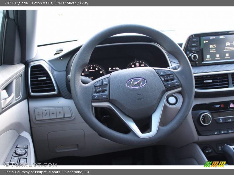 Stellar Silver / Gray 2021 Hyundai Tucson Value