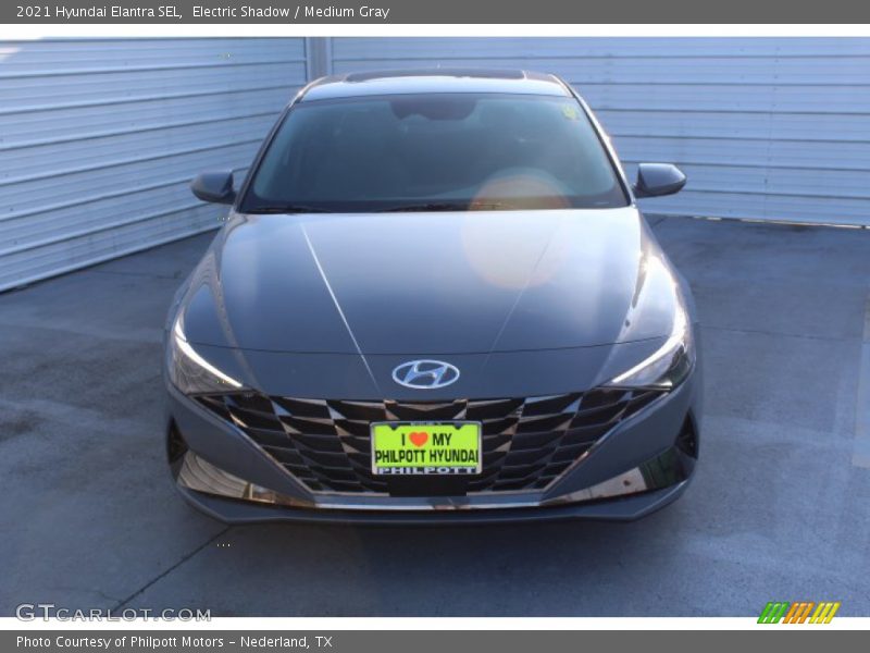 Electric Shadow / Medium Gray 2021 Hyundai Elantra SEL