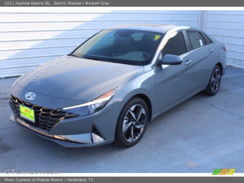 Electric Shadow / Medium Gray 2021 Hyundai Elantra SEL