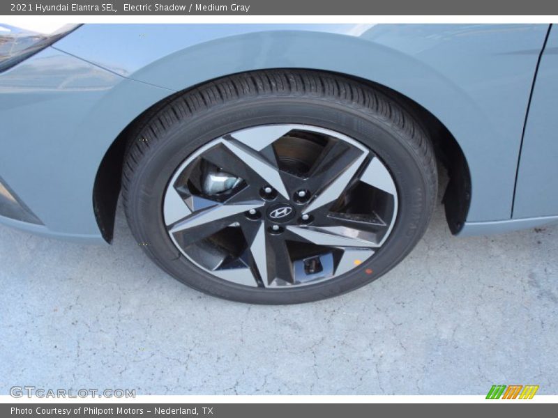 Electric Shadow / Medium Gray 2021 Hyundai Elantra SEL