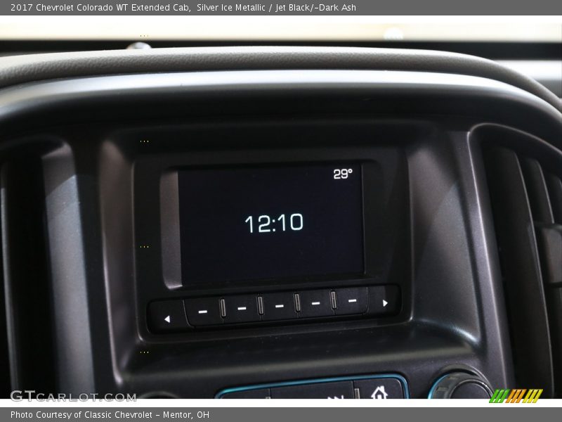 Silver Ice Metallic / Jet Black/­Dark Ash 2017 Chevrolet Colorado WT Extended Cab