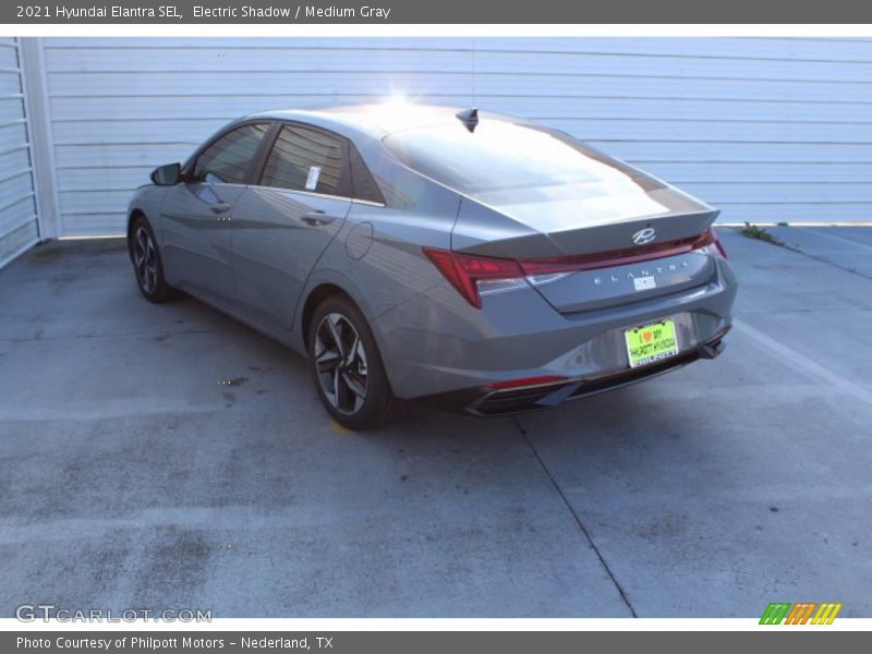 Electric Shadow / Medium Gray 2021 Hyundai Elantra SEL