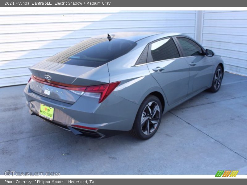 Electric Shadow / Medium Gray 2021 Hyundai Elantra SEL