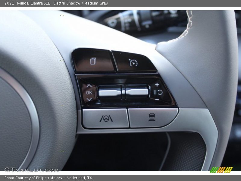 Electric Shadow / Medium Gray 2021 Hyundai Elantra SEL