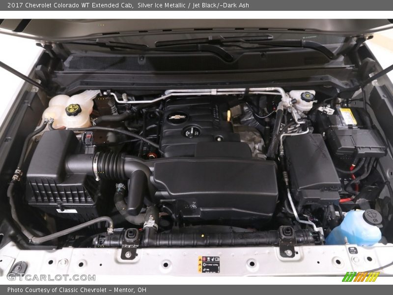 Silver Ice Metallic / Jet Black/­Dark Ash 2017 Chevrolet Colorado WT Extended Cab