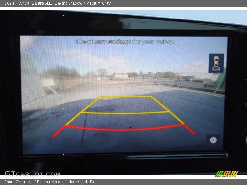 Electric Shadow / Medium Gray 2021 Hyundai Elantra SEL