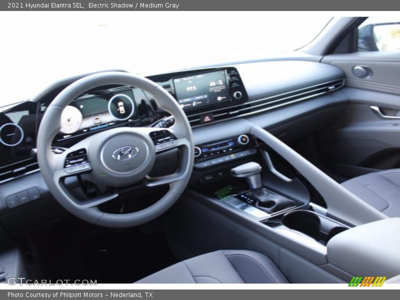 Electric Shadow / Medium Gray 2021 Hyundai Elantra SEL