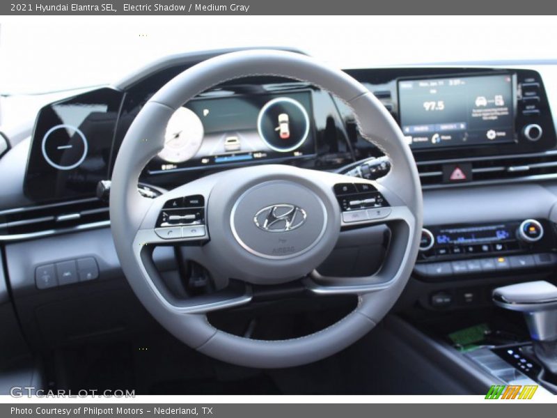 Electric Shadow / Medium Gray 2021 Hyundai Elantra SEL