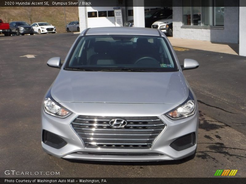 Olympus Silver / Black 2020 Hyundai Accent SE