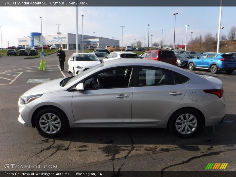 Olympus Silver / Black 2020 Hyundai Accent SE