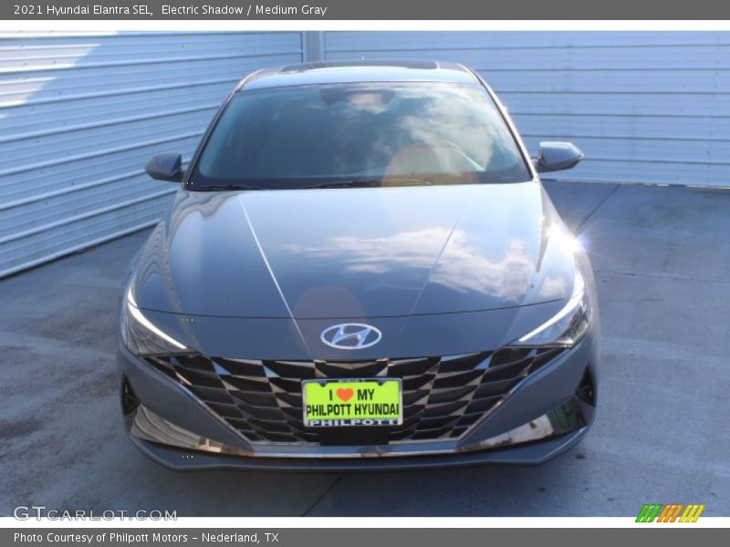 Electric Shadow / Medium Gray 2021 Hyundai Elantra SEL