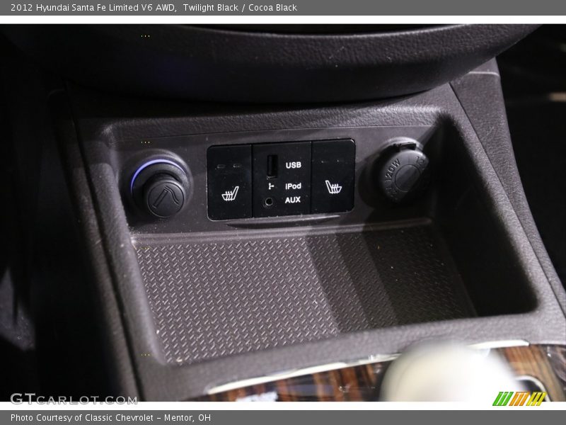 Twilight Black / Cocoa Black 2012 Hyundai Santa Fe Limited V6 AWD