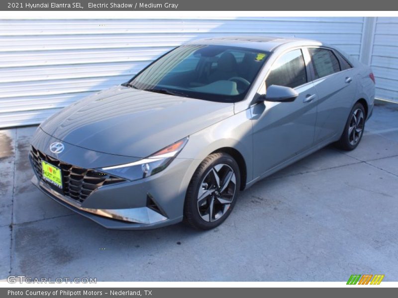 Electric Shadow / Medium Gray 2021 Hyundai Elantra SEL