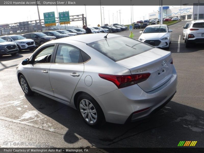 Olympus Silver / Black 2020 Hyundai Accent SE