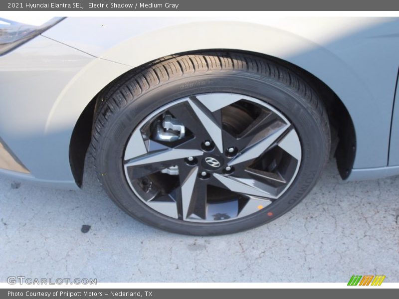 Electric Shadow / Medium Gray 2021 Hyundai Elantra SEL