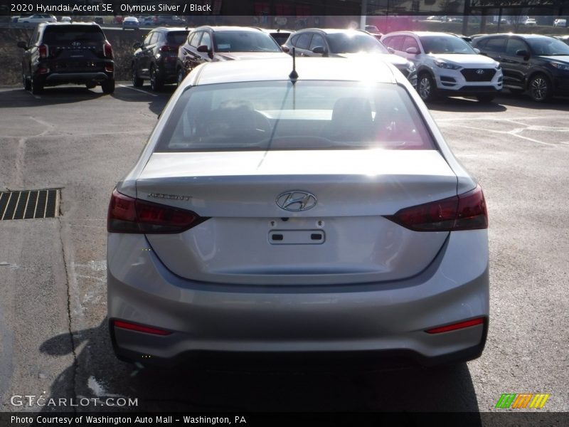 Olympus Silver / Black 2020 Hyundai Accent SE