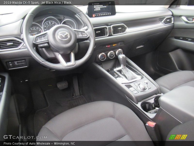 Jet Black Mica / Black 2019 Mazda CX-5 Sport