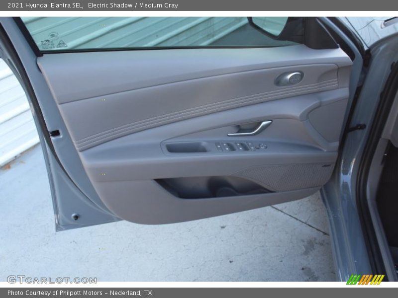 Electric Shadow / Medium Gray 2021 Hyundai Elantra SEL