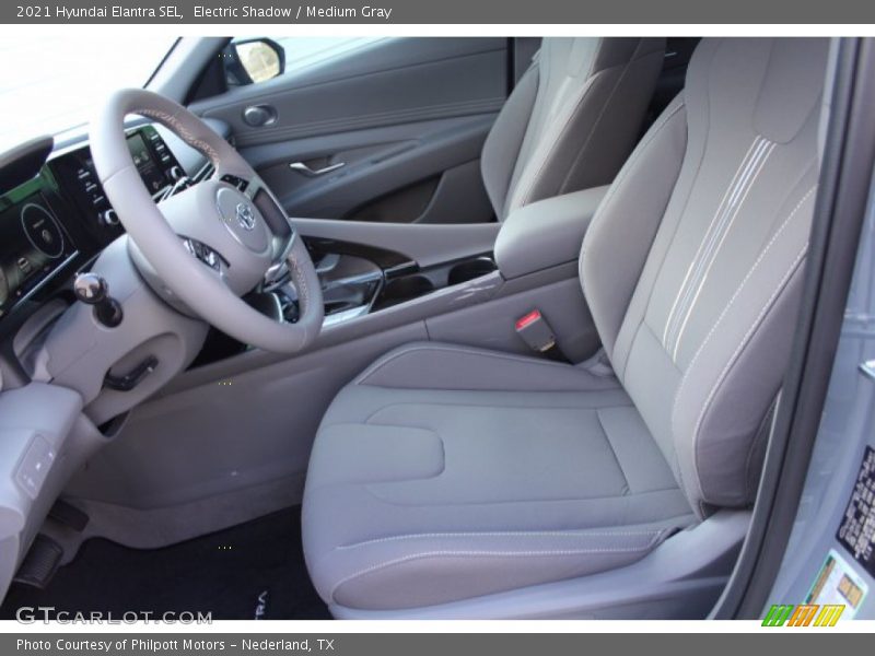 Electric Shadow / Medium Gray 2021 Hyundai Elantra SEL
