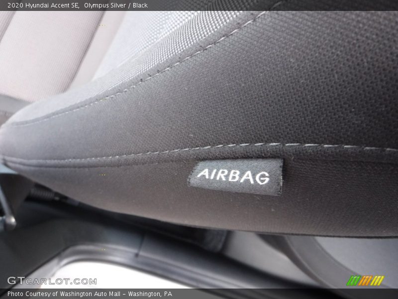 Olympus Silver / Black 2020 Hyundai Accent SE