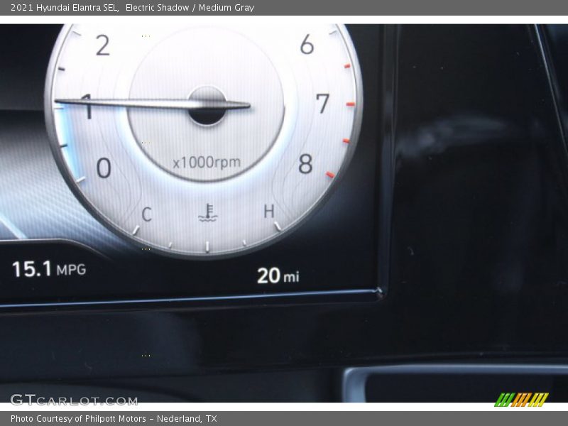 Electric Shadow / Medium Gray 2021 Hyundai Elantra SEL